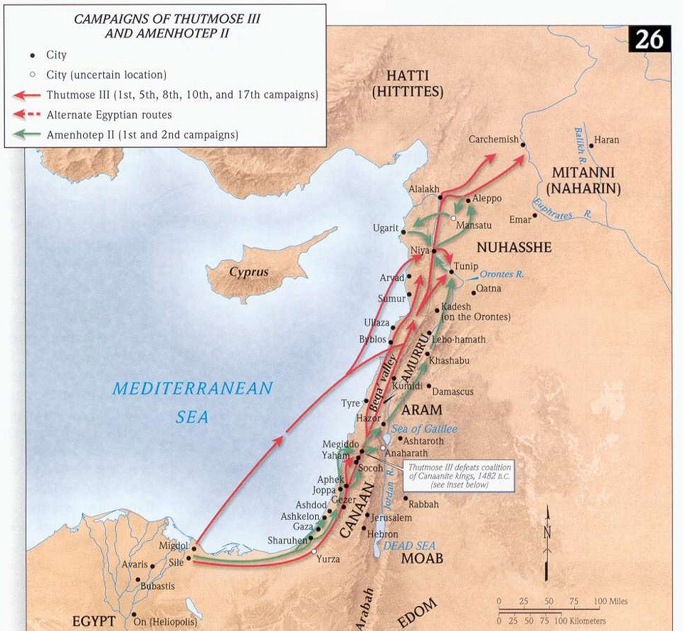 Les campagnes de Thoutmosis III